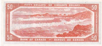 Canada, 50 Dollars, 1954, AUNC, ... 