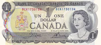 Canada, 1 Dollar, 1973, UNC, p85c ... 