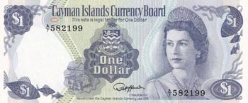 Cayman Islands, 1 Dollar, 1974, ... 
