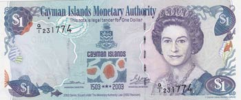Cayman Islands, 1 Dollar, 2003, ... 
