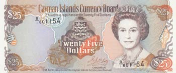 Cayman Islands, 25 Dollars, 2006, ... 