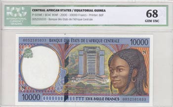 Central African States, 10.000 ... 