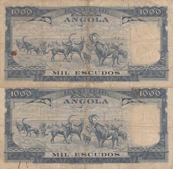 Angola, 1.000 Escudos, 1962, FINE, ... 