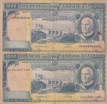 Angola, 1.000 Escudos, 1962, FINE, ... 
