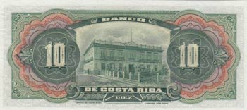 Costa Rica, 10 Colones, 1901/1908, ... 
