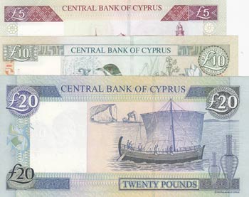 Cyprus, 5-10-20 Pounds, 2003/2004, ... 