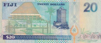 Fiji, 20 Dollars, 2002, UNC, p107 ... 