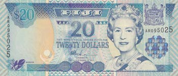 Fiji, 20 Dollars, 2002, UNC, p107 ... 