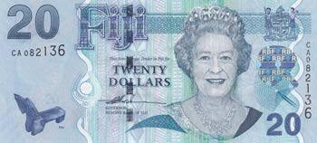 Fiji, 20 Dollars, 2007, UNC, p112  ... 