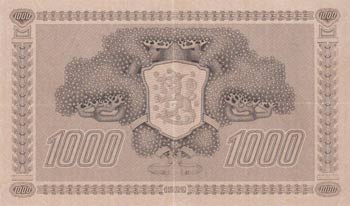 Finland, 1.000 Markkaa, 1922, ... 