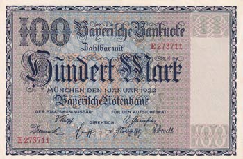 Germany, 100 Mark, 1922, AUNC, ... 
