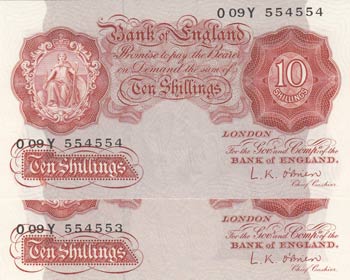Great Britain, 10 Shillings, 1948, ... 