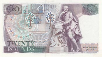 Great Britain, 20 Pounds, 1981/84, ... 