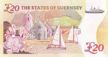 Guernsey, 20 Pounds, 2012, UNC, ... 