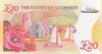 Guernsey, 20 Pounds, 2018, UNC, ... 