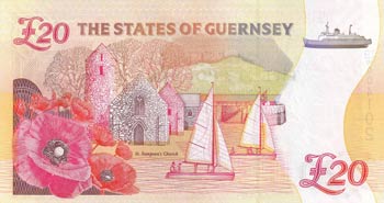 Guernsey, 20 Pounds, 2018, UNC, ... 