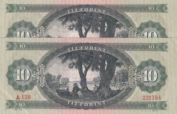 Hungary, 10 Forint, 1962, p168c, ... 
