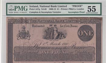 Ireland, 1 Pound, 1900/1915, AUNC, ... 