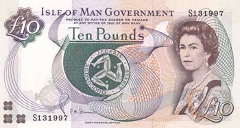 Isle of Man, 10 Pounds, 2007, UNC, ... 