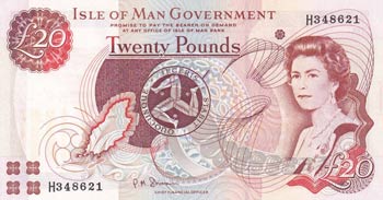 Isle of Man, 20 Pounds, 2007, UNC, ... 