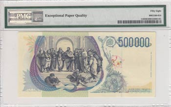 Italy, 500.000 Lire, 1997, ... 