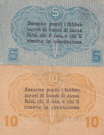 Italy, 5-10 Centesimi, 1918, ... 