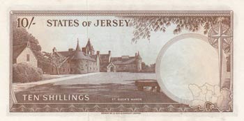 Jersey, 10 Shillings, 1963, ... 