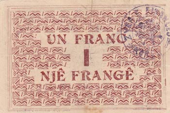 Albania, 1 Franc, 1917, AUNC, ... 