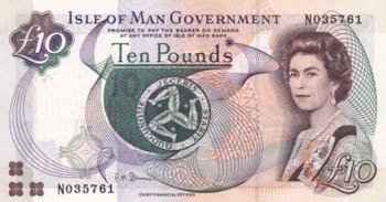 Isle of Man, 10 Dollars, 1998, ... 