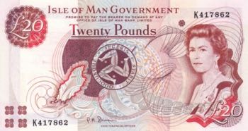Isle of Man, 20 Dollars, 2000, ... 