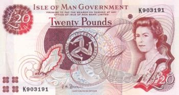 Isle of Man, 20 Pounds, 2007, UNC, ... 