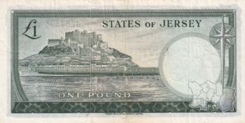 Jersey, 1 Pound, 1963, VF(+), p8b