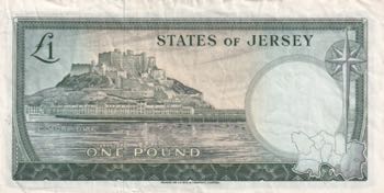 Jersey, 1 Pound, 1963, VF, p8b