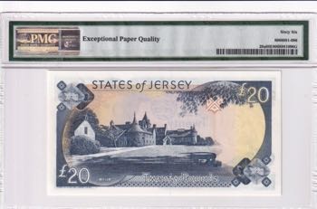 Jersey, 20 Pounds, 2000, UNC, p29a