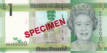 Jersey, 1 Pound, 2010, UNC, p32s, ... 
