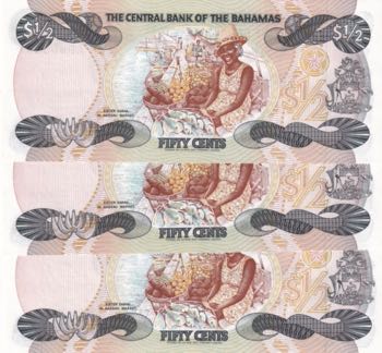 Bahamas, 1/2 Dollar, 1984, UNC, ... 