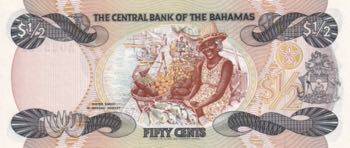 Bahamas, 1/2 Dollar, 1984, UNC, ... 