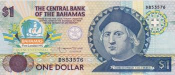 Bahamas, 1 Dollar, 1992, UNC, p50