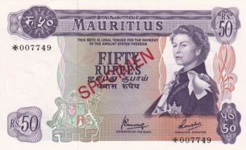 Mauritius, 50 Rupees, 1978, UNC, ... 