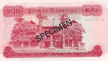 Mauritius, 10 Rupees, 1975, UNC, ... 
