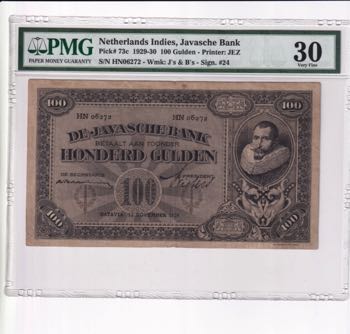 Netherlands Indies, 100 Gulden, ... 