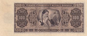 Turkey, 100 Lira, 1942, AUNC, ... 