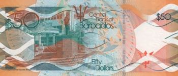 Barbados, 50 Dollars, 2016, UNC, ... 