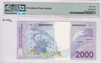 Belgium, 2.000 Francs, 1994/2001, ... 