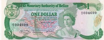 Belize, 1 Pound, 1980, UNC, p38a