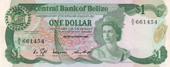 Belize, 1 Dollar, 1986, UNC, p46b