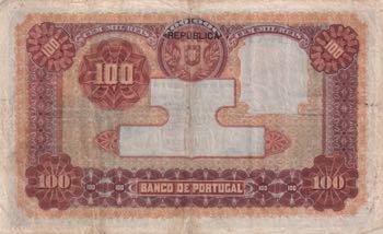 Portugal, 100 Mil Reis, 1916, VF, ... 