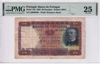 Portugal, 50 Escudos, 1938, VF, ... 