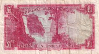 Rhodesia, 1 Pound, 1964, VF, p25a