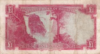 Rhodesia, 1 Pound, 1964, VF(-), ... 